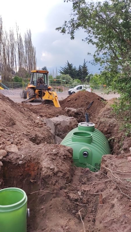Continúan Obras Mejoras en Proyecto Centro Recracional El Manzano Aprojunji RM