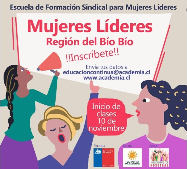 Escuela formación sindical para mujeres lideres